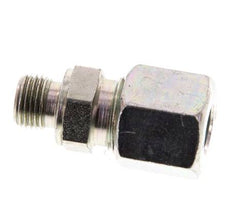 G 1/8'' Male x 8L Zinc plated Steel Straight Cutting Ring 315 Bar DIN 2353 [2 Pieces]