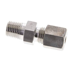 1/4'' NPT Male x 6S Stainless steel Straight Compression Fitting 630 Bar DIN 2353