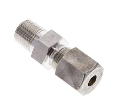 1/4'' NPT Male x 6S Stainless steel Straight Compression Fitting 630 Bar DIN 2353