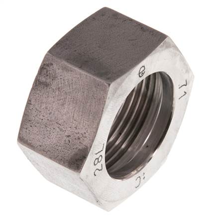 M36x2.0 x 28L Stainless steel Union nut for Cutting ring