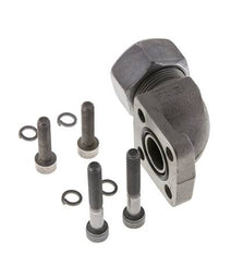 LK 35 Elbow Pump Flange Malleable cast iron with 18L (M26x1.5)