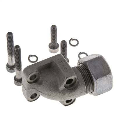 LK 35 Elbow Pump Flange Malleable cast iron with 18L (M26x1.5)