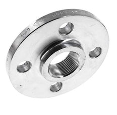 Threaded Flange DN32-PN16 Rp 1-1/4'' Zinc-Plated Steel DIN 2566