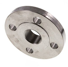 Threaded Flange DN40-PN40 Rp 1-1/2'' Stainless Steel 1.4571 DIN 2567 And EN 1092-1 (Type 13)