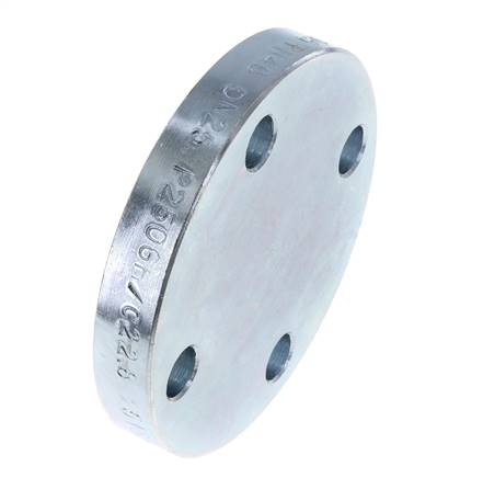 Blind Flange DN25-PN40 Zinc-Plated Steel DIN 2527 And EN 1092-1 (Type 05)