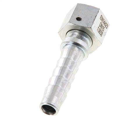 13x25 mm & G1/2'' zink plated Steel Hose Pillar with Union Nut DIN EN 14423 / DIN 2826