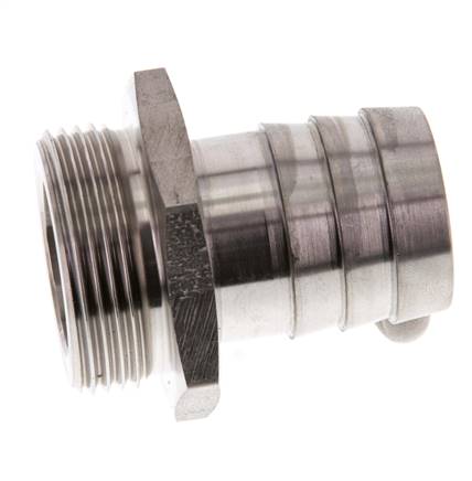 G 1 1/4'' Male x 32mm Stainless steel Hose barb 40 Bar