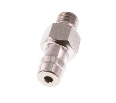 M3 Male x 3mm Stainless steel Hose barb 40 Bar