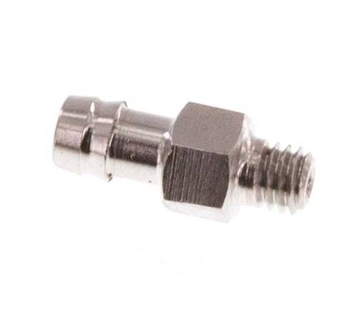 M3 Male x 3mm Stainless steel Hose barb 40 Bar