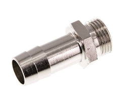 G 3/8'' Male x 13mm Nickel plated Brass Hose barb 16 Bar [2 Pieces]