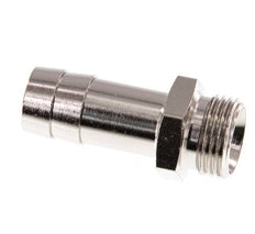 G 3/8'' Male x 13mm Nickel plated Brass Hose barb 16 Bar [2 Pieces]