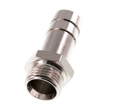 G 3/8'' Male x 13mm Nickel plated Brass Hose barb 16 Bar [2 Pieces]