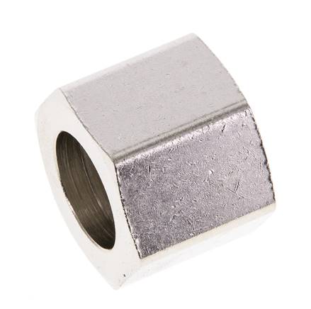 9mm (G1/4'') Nickel-plated Brass Union Nut L15.5mm [5 Pieces]