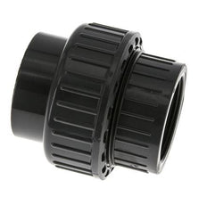 PVC Union Fitting Female Socket 50mm x Female Rp 1-1/2'' FKM