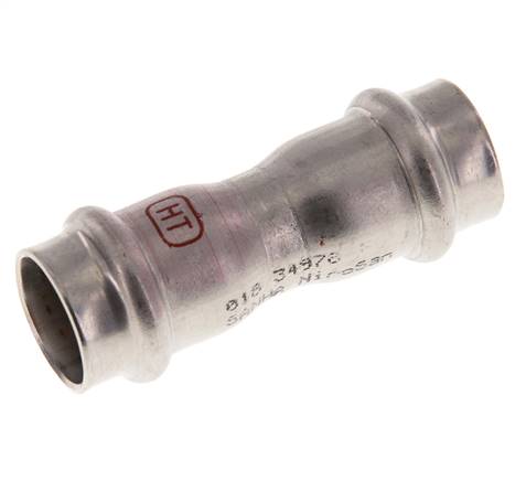 Press Fitting - 18mm Female - Stainless Steel