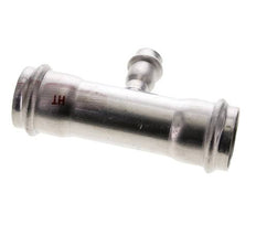 Tee Press Fitting - 15mm Female & 35mm - Stainless Steel