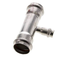 Tee Press Fitting - 15mm Female & 35mm - Stainless Steel