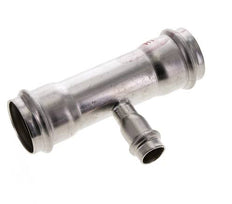 Tee Press Fitting - 15mm Female & 35mm - Stainless Steel