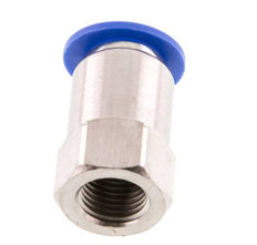 12mm x G1/4'' Push-in Fitting with Female Threads Brass/PA 66 NBR [2 Pieces]