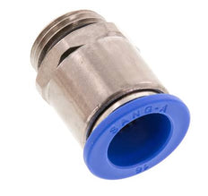 16mm x G1/2'' Push-in Fitting with Male Threads Brass/PA 66 NBR