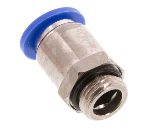 10mm x G1/4'' Push-in Fitting with Male Threads Brass/PA 66 NBR [2 Pieces]