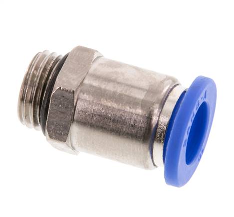 10mm x G1/4'' Push-in Fitting with Male Threads Brass/PA 66 NBR [2 Pieces]