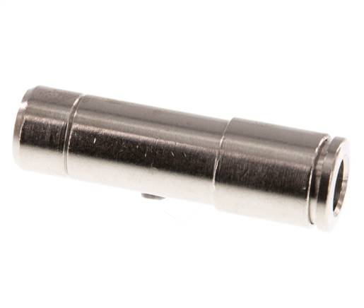 6mm x 10mm Push-in Fitting with Plug-in Brass NBR [2 Pieces]