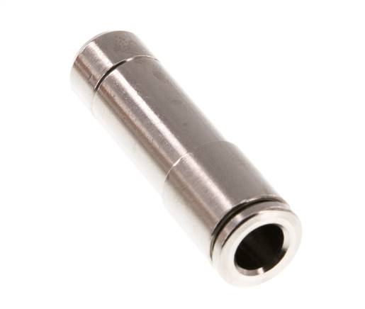 6mm x 10mm Push-in Fitting with Plug-in Brass NBR [2 Pieces]