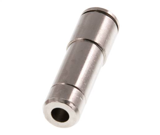 6mm x 10mm Push-in Fitting with Plug-in Brass NBR [2 Pieces]