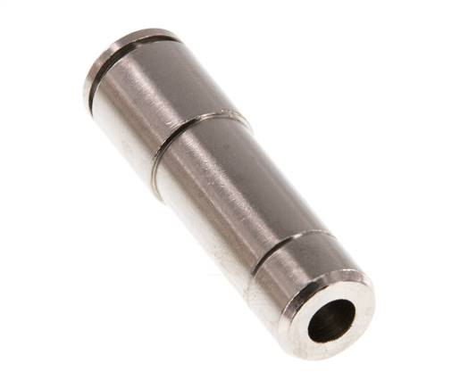 6mm x 10mm Push-in Fitting with Plug-in Brass NBR [2 Pieces]