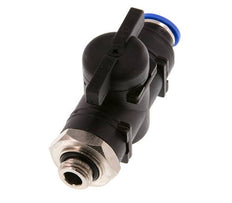 2-Way Straight Ball Valve 10 mm - G1/4'' Plastic/Brass