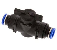 2-Way Straight Ball Valve 10 mm Plastic/Brass