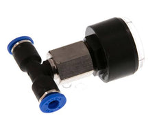 Pressure Gauge 4mm Union Straight 0-10 bar (0-145psi)