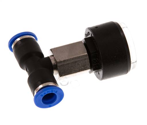 Pressure Gauge 6mm Union Straight 0-16 bar (0-232psi)