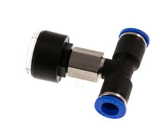 Pressure Gauge 8mm Union Straight 0-10 bar (0-145psi)