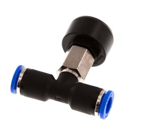 Pressure Gauge 8mm Union Straight 0-16 bar (0-232psi)