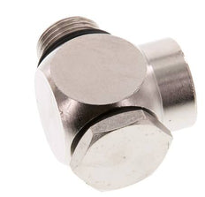 G1/2'' Nickel plated Brass Banjo Fitting with Male and Female Threads with Banjo Bolt with O-ring Rotatable