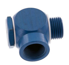 G1/2'' Aluminum Banjo Fitting with Male and Female Threads with Banjo Bolt with O-ring Rotatable