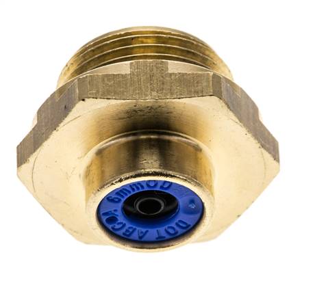 Raufoss ABC Newline Push-In Coupling - 6x1 mm - Male Threaded M22x1,5