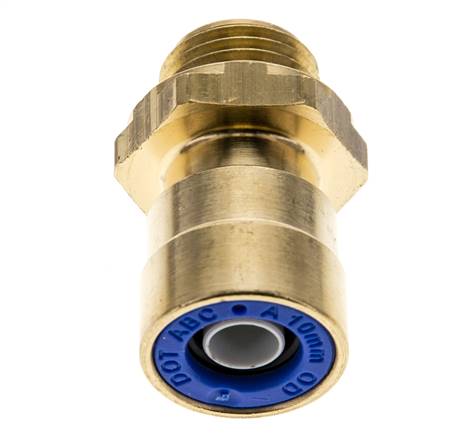 Raufoss ABC Newline Push-In Coupling - 10x1 mm - Male Threaded M16x1,5