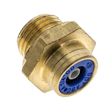 Raufoss ABC Newline Push-In Coupling - 1/4" - Male Threaded M16x1,5