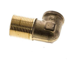 Raufoss Bulkhead 90° - Male Threaded M22x1,5 / Female Threaded M16x1,5