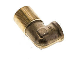 Raufoss Bulkhead 90° - Male Threaded M22x1,5 / Female Threaded M16x1,5