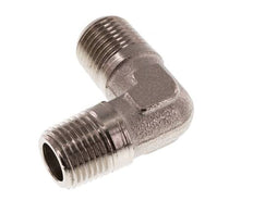 R 1/8'' Male Nickel plated Brass 90 deg Elbow Fitting 16 Bar [5 Pieces]