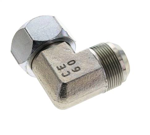 90deg JIC Angled Fitting UN 1-5/8''-12 (Dash Size 20) Male x Female Steel 140bar (1967.0psi)