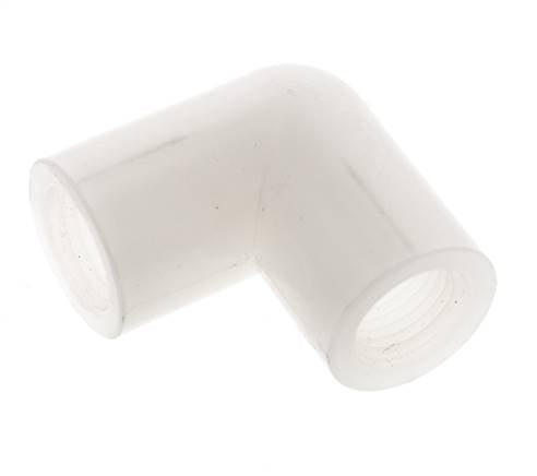 90deg Angled Fitting G1/4'' Female PVDF 10bar (140.5psi) FDA