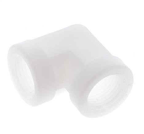 90deg Angled Fitting G1/2'' Female Polypropylene (pp) 10bar (140.5psi) FDA