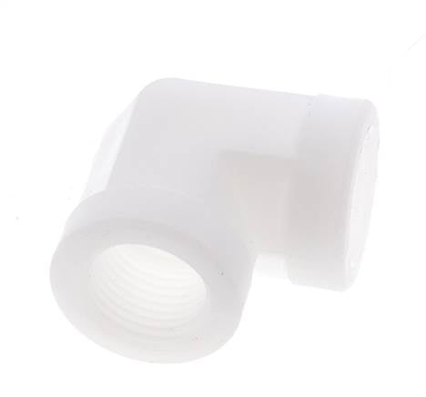 90deg Angled Fitting G1/2'' Female Polypropylene (pp) 10bar (140.5psi) FDA