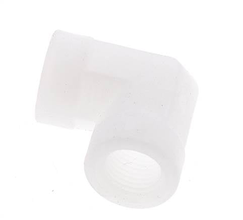 90deg Angled Fitting G1/4'' Female Polypropylene (pp) 10bar (140.5psi) FDA