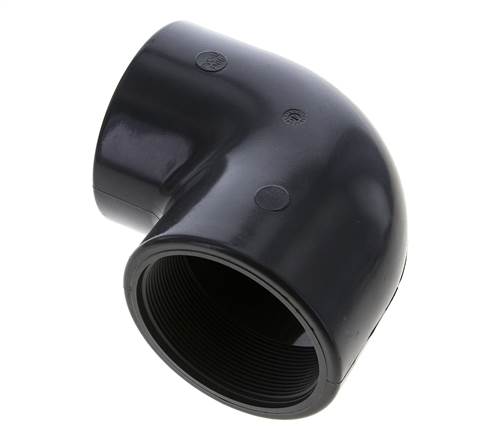 90deg Angled Fitting Rp3'' Female PVC-U 16bar (224.8psi) EN 1452-3